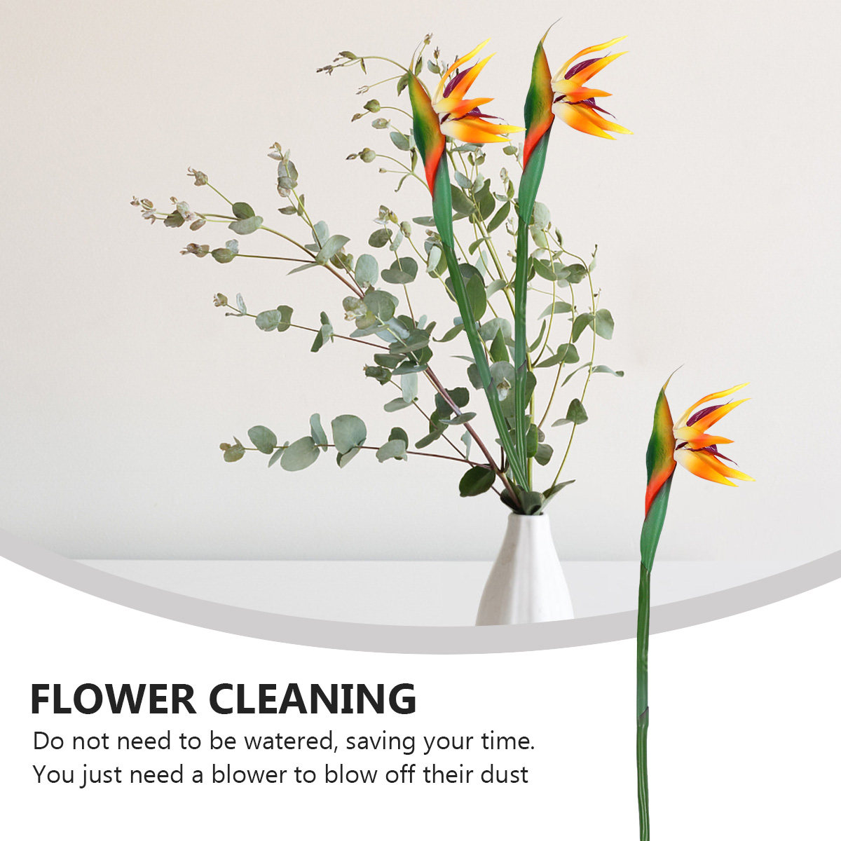 Artificial Strelitzia Flower R - Bird Paradise Strelitzia ulasan dan harga