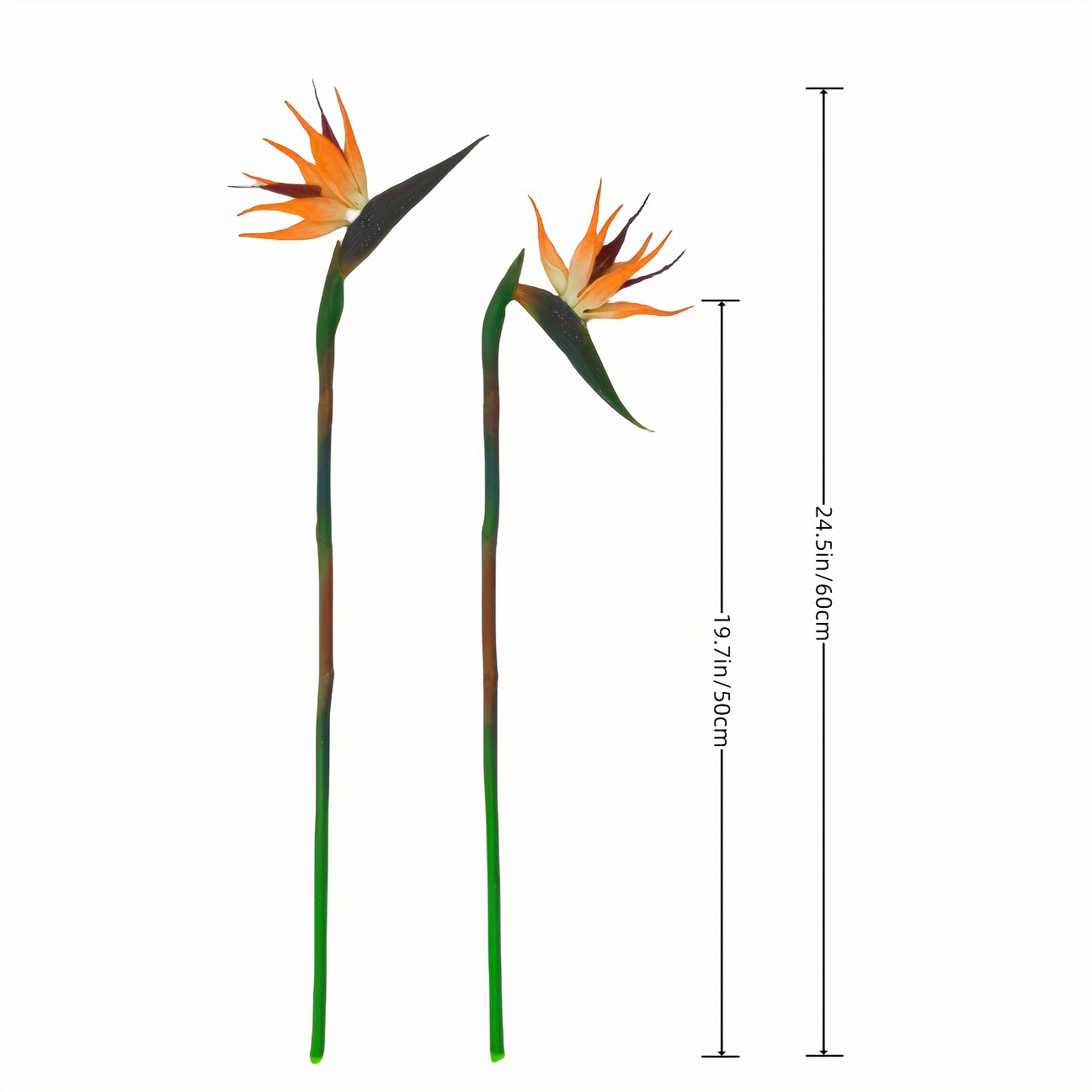 3Pcs Artificial Heaven Bird Fl - Bird Paradise Strelitzia ulasan dan harga