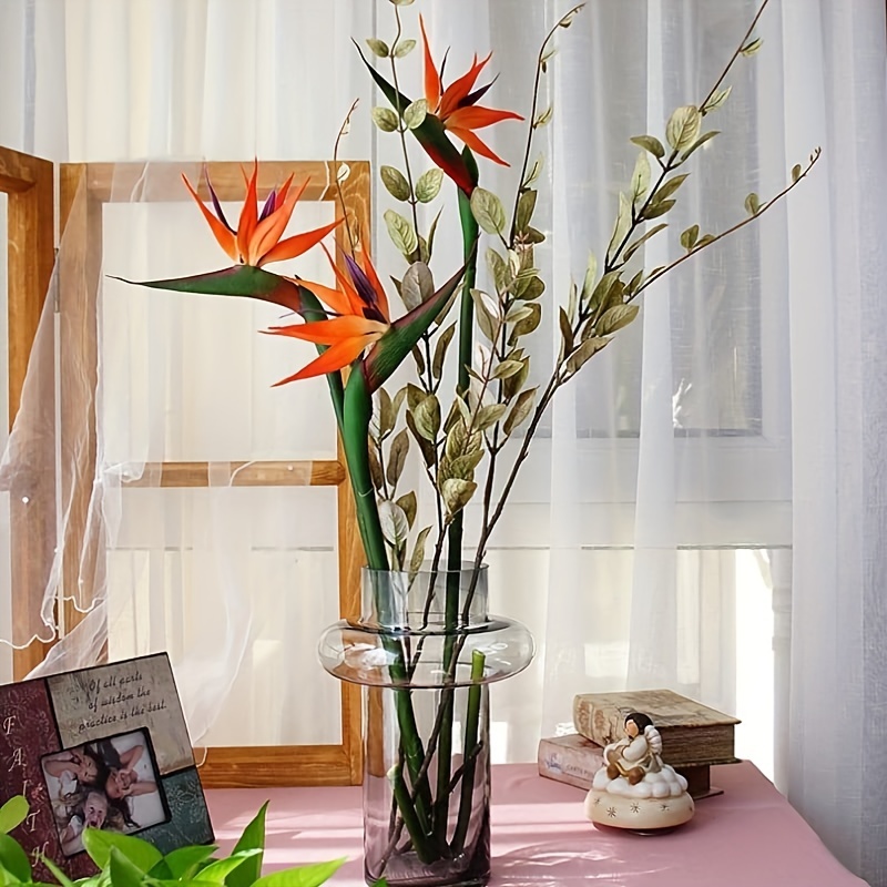 3Pcs Artificial Heaven Bird Fl - Bird Paradise Strelitzia ulasan dan harga