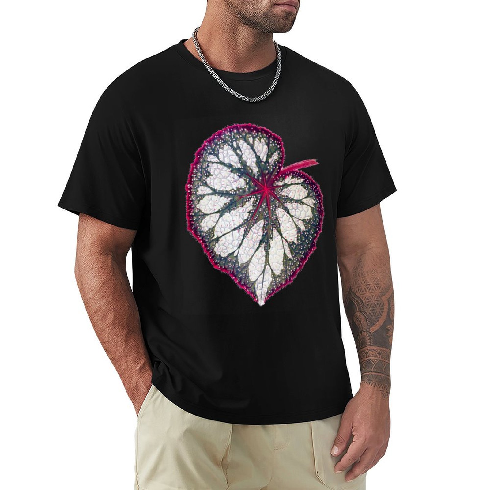 Begonia rex T-Shirt Soft Stret - Begonia Rex ulasan dan harga