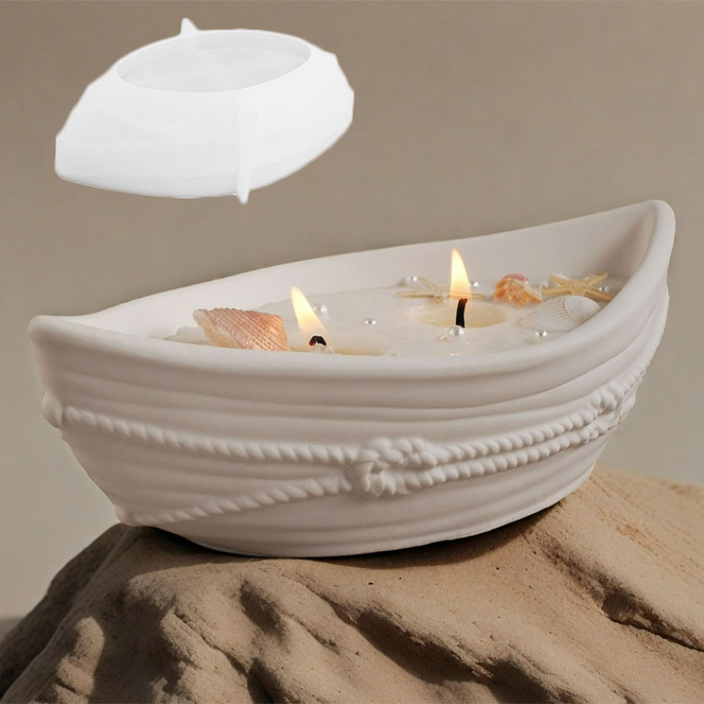 Canoe Shaped Storage Box Silic - Echeveria Succulent ulasan dan harga