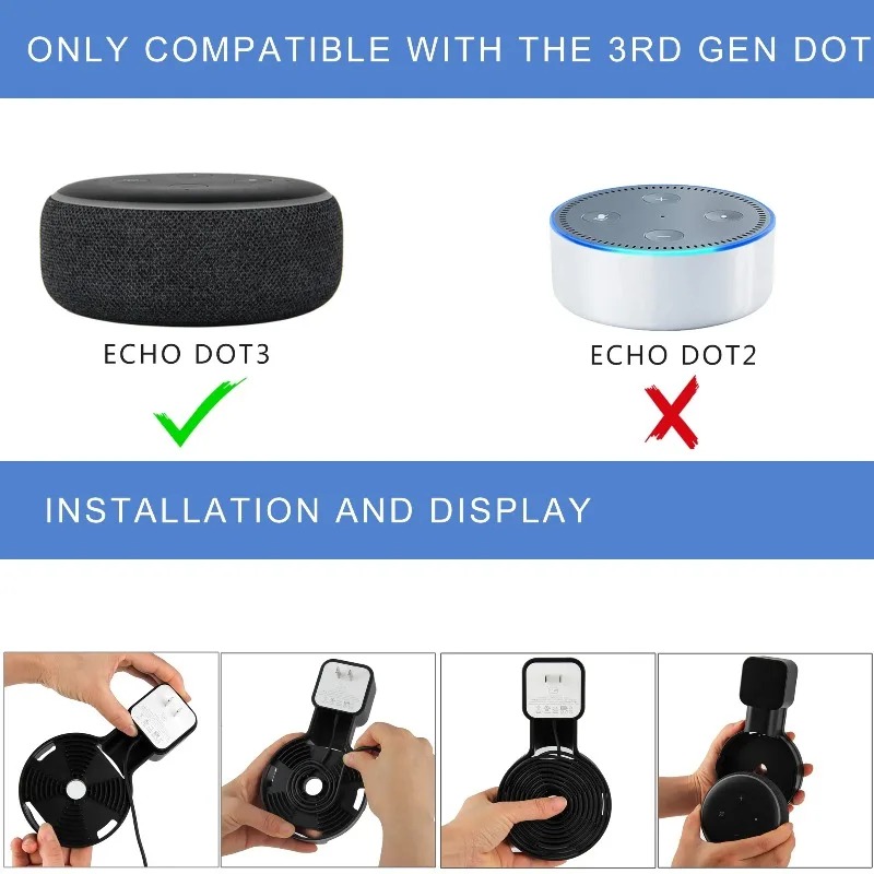 For Echo Dot 3 Wall Mount Hold - Amazon Speaker Echo Pop ulasan dan harga